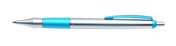 Kugelschreiber Colour matt/aquablau Cleo Skribent