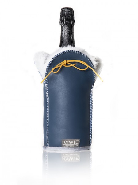Kywie Champagne Cooler Denim Leather Champagnerkühler