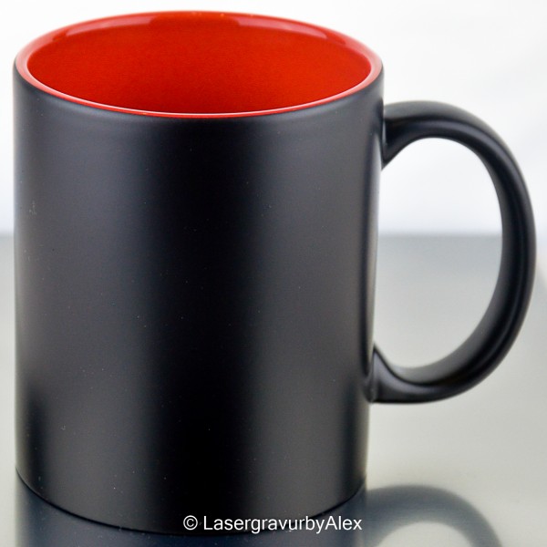 Hochwertige farbige Keramik Kaffeetasse mit Lasergravur "Sternzeichen"