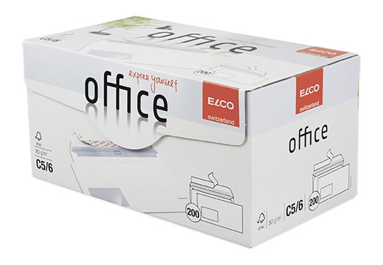 Office Kuverts Shop Box haftklebend C5/6DL